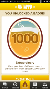 @Untappd 1000