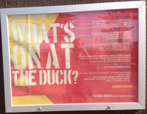 What's on at the Duck?