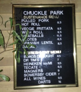 The abbreviated menu