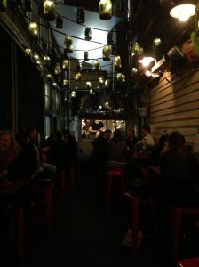 An expertly filled laneway