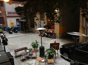 Beer garden and Baxters Entrance