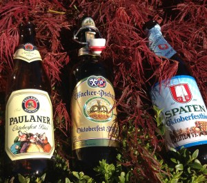 A trio of Oktoberfestbier