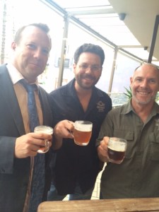 L to R Drinker, Salesman, Brewer