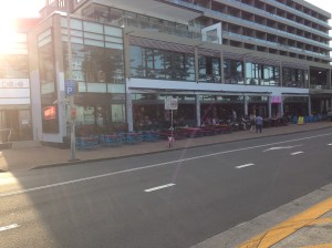 On the other side of the road - Manly Beach